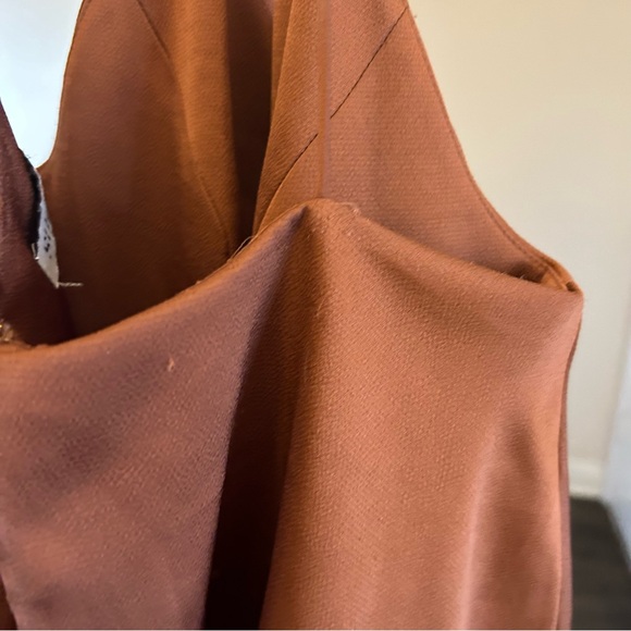 SHONA JOY Luxe Cocktail Frill Midi Dress made with Recycled Materials‎ - Picture 6 of 6